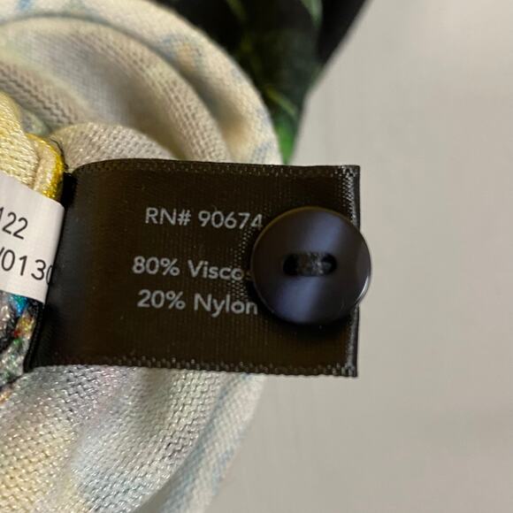 Boston Proper Black Lemon Print Cardigan Sweater Size Extra Small - Picture 5 of 6